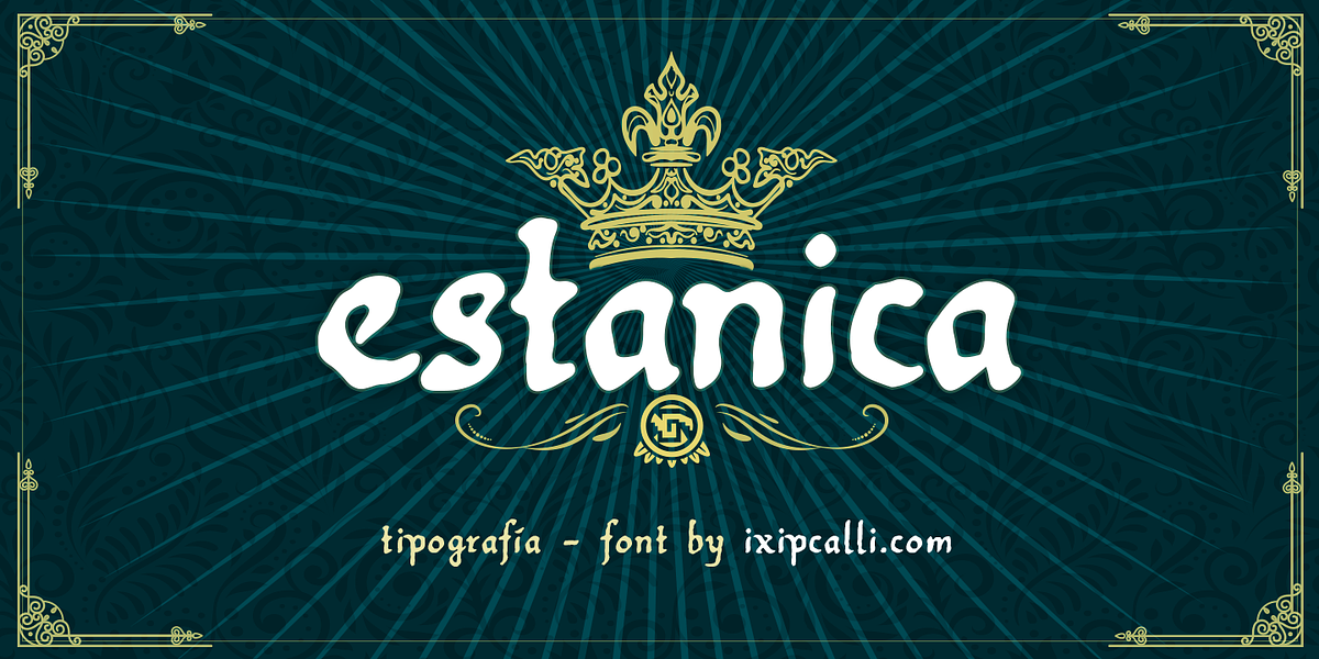 Estanica, a Serif Font by Ixipcalli (Photo 1 of 5)