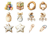 Neutral Baby Watercolor, an Illustration by Design Market (Thumbnail 2 of 3)
