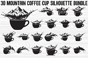 Mountain Coffee Cup Bundle, an Object Illustration by yasushie (Thumbnail 1 of 31)