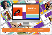 Bianca–Fashion Google Slide Template, a Presentation Template by kreatifreya (Thumbnail 1 of 6)