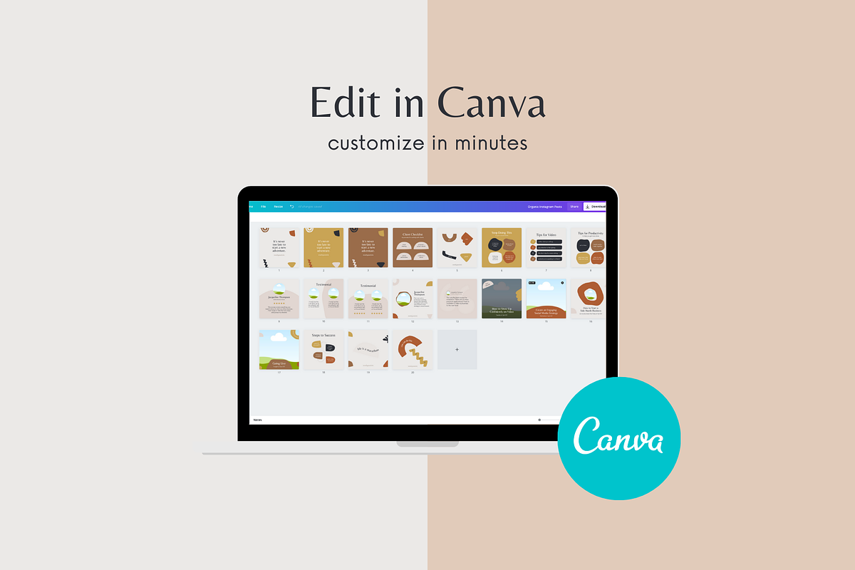 Organic Instagram Posts, a Social Media Template by Roger Coles (Photo 7 of 8)