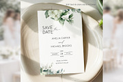 Eucalyptus Save the Date bd014, an Invitation Template by TyphoonStudio (Thumbnail 5 of 9)