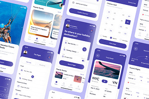 Arrived - Flight Booking App Ui Kits