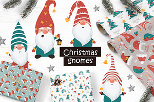 Christmas Gnomes and  Patterns