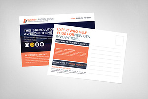 Job Fair Postcard Template