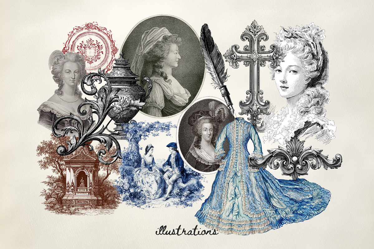Rococo: An Oppulent Mixed Media Kit, an Object Graphic by denofdreamers (Photo 7 of 11)
