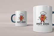 Cute Hot Dog Logo Template, a Branding & Logo Template by YUDesignStore (Thumbnail 4 of 7)