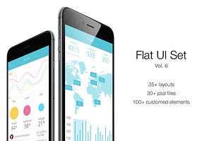 iOS Flat UI Set Vol. 6
