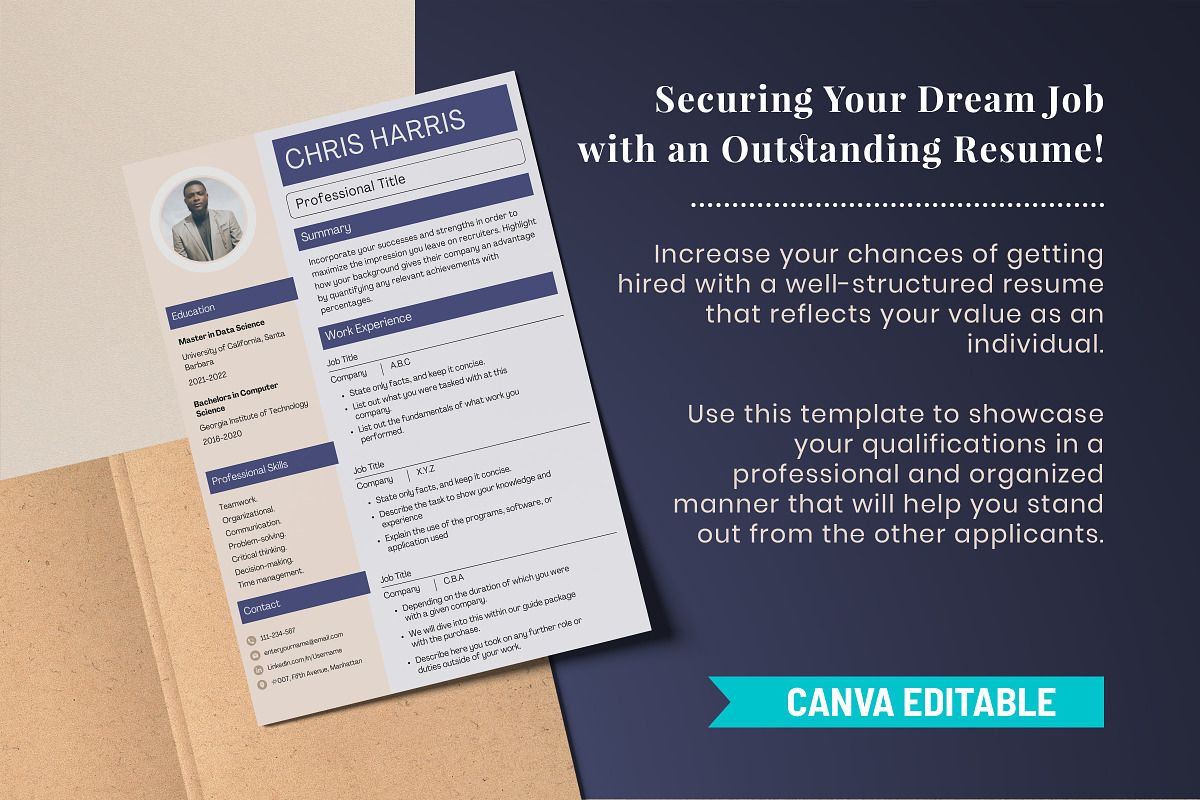 Professional Application CV Template, a Print Template by Snapybiz (Photo 10 of 10)
