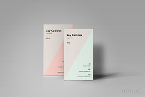 2 Modern Business Cards Joy