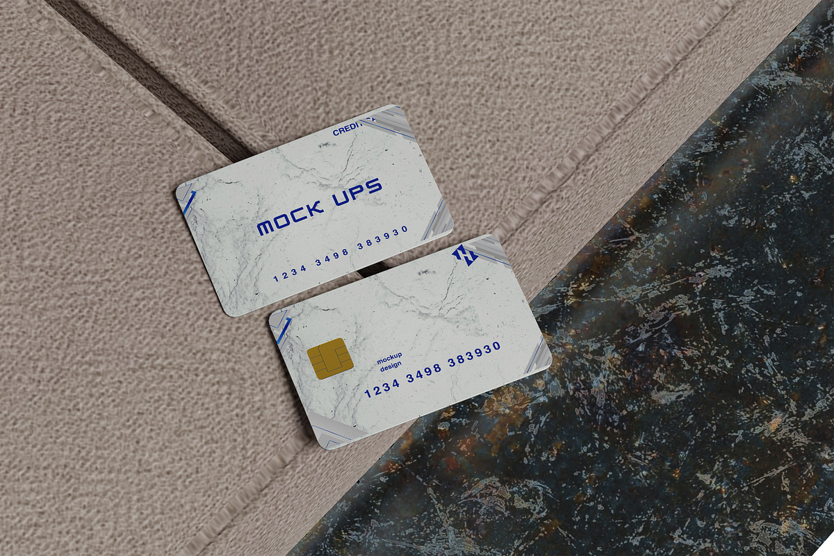 Credit and Debit Card Mockup, a Business Card Template by kebunmockup (Photo 4 of 5)