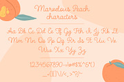 Marvelous Peach | handwritten font, a Script Font by Wander Designs (Thumbnail 2 of 5)