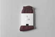 Socks Package Mock-up, a Product Mockup by zippypixelstudio (Thumbnail 2 of 10)
