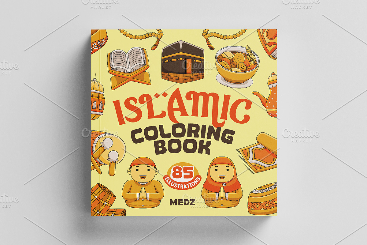 Islamic Coloring Book, an Education Illustration by MEDZ (Photo 1 of 3)