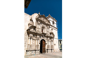 The Compania Church in Arequipa, an Architecture Photo by Leonid Andronov