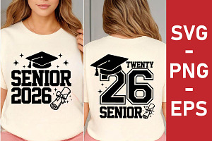 Senior Class Of 2026 Svg PNG, an Object Graphic by EllaMaiyaali