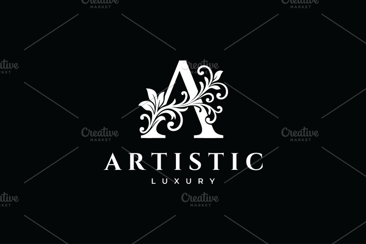 Artistic Letter A Logo Design, a Branding & Logo Template by yopie (Photo 2 of 3)