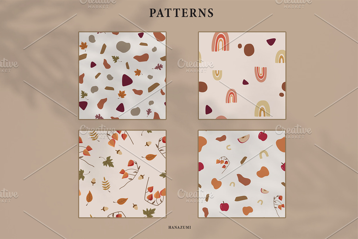 Abstract Autumn Collections, a Decorative Illustration by Hanazumi (Photo 6 of 9)