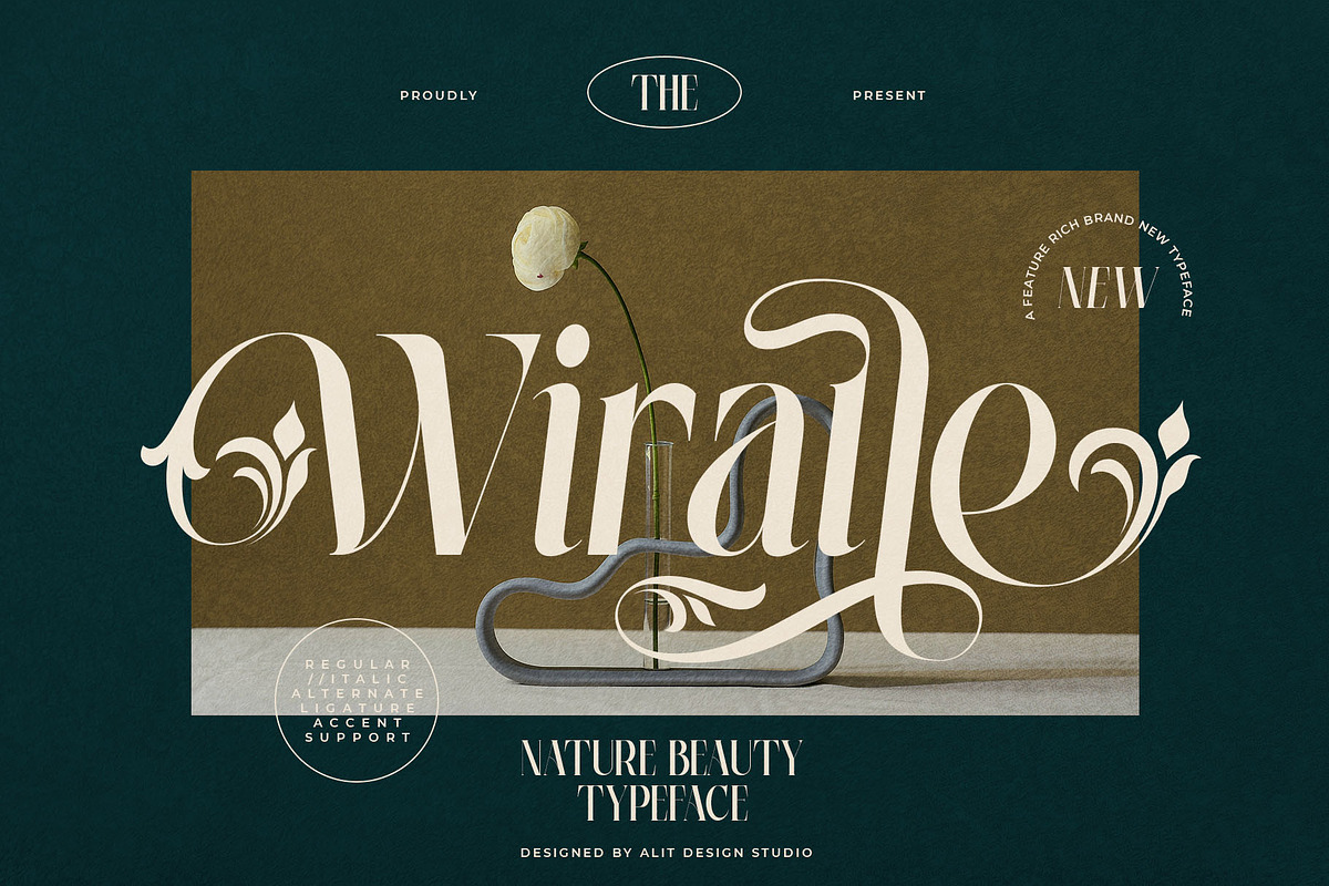 Wiraile Typeface, a Serif Font by alit design (Photo 1 of 15)