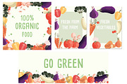 Vegetables posters, banners, pattern, a Decorative Illustration by Blue Lela Design (Thumbnail 7 of 13)