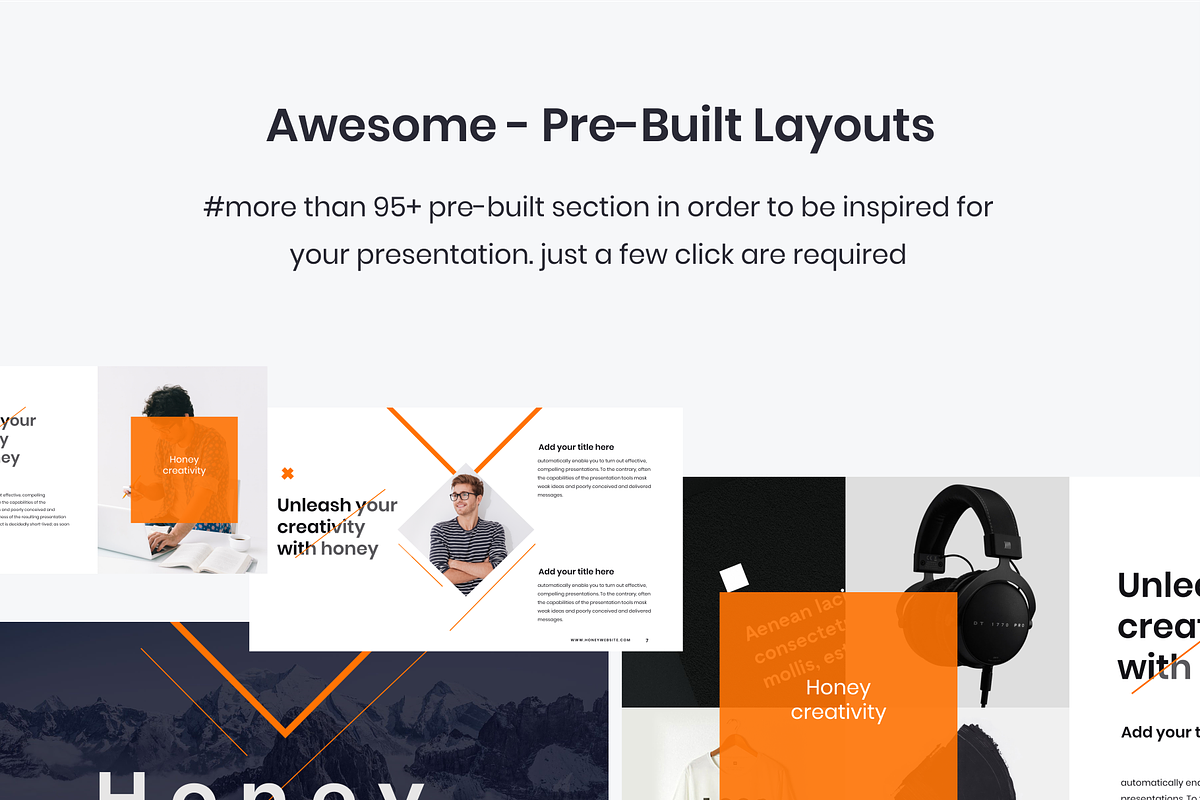 Honey - Powerpoint Template, a Presentation Template by Mikokit (Photo 2 of 18)