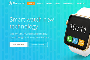 Thelander Landing Page Template