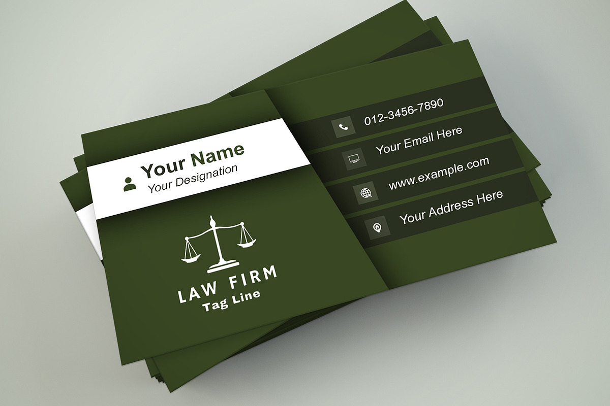 Corporate Lawyer Business Card preview 7