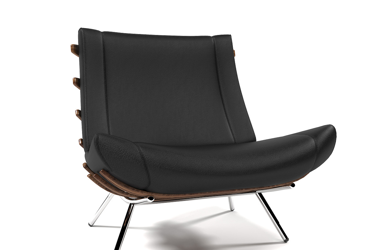 1801 Lounge chair, a Furniture 3D Model by inDahouze (Photo 7 of 8)