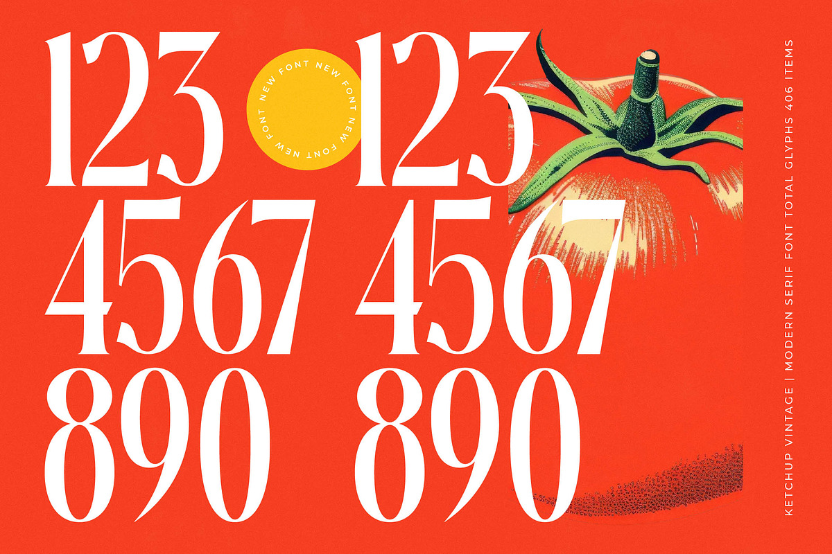 Ketchup Vintage Modern Serif, a Serif Font by timelesstype.co (Photo 15 of 20)
