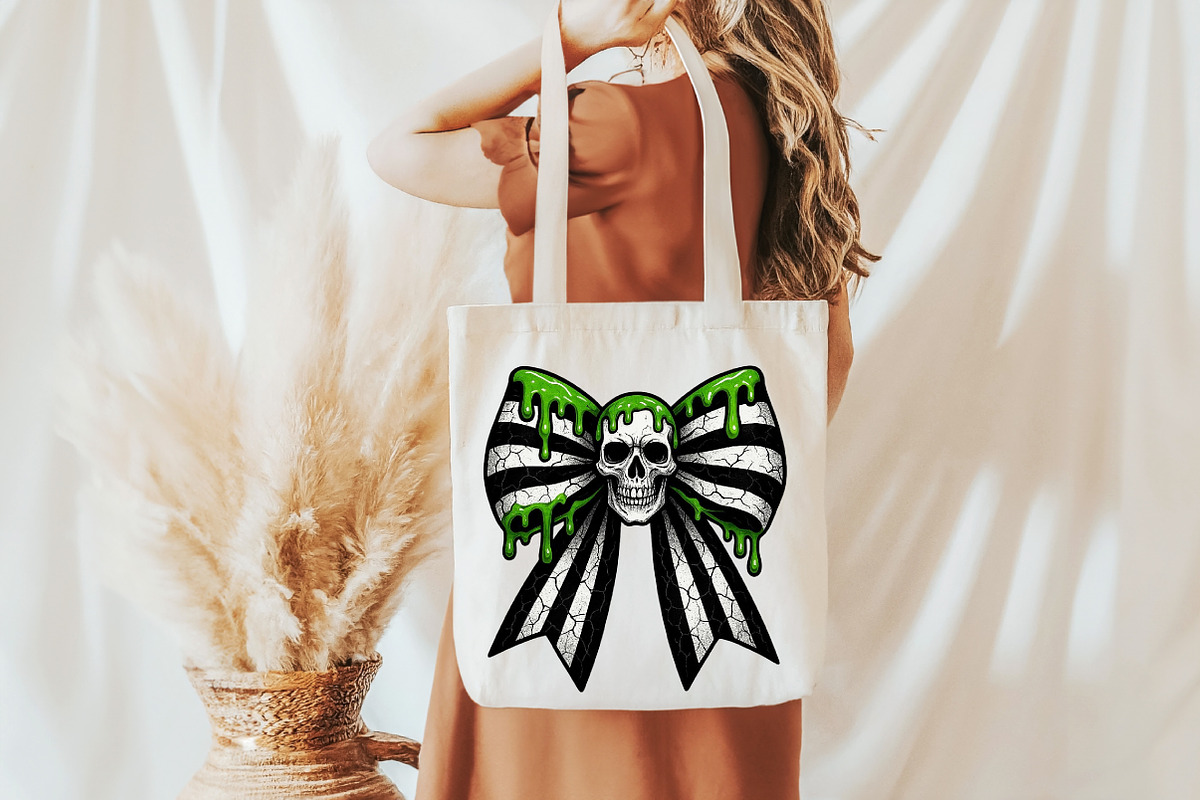 Striped Halloween Coquette Bows PNG, an Illustration by Libby Wishes (Photo 5 of 6)
