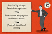 Preppy Art Brushes for Illustrator, a Brush Add-On by Guerillacraft (Thumbnail 2 of 5)