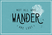 Adrift Font + Extras, a Sans Serif Font by Flycatcher Design (Thumbnail 4 of 4)
