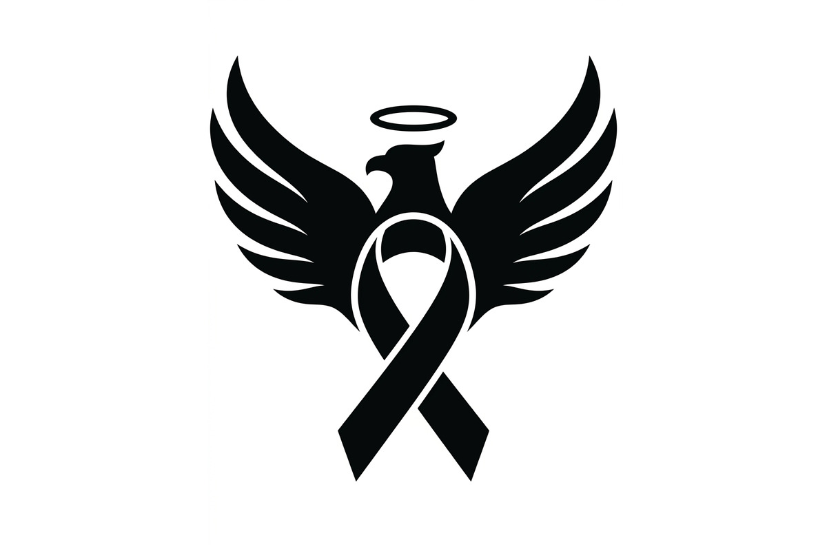 Breast Cancer Angel Eagle SVG, a Seasonal Illustration by balal (Photo 10 of 11)