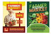 Farmer market flyer template bundle, a Flyer Template by Yunus Ahmad (Thumbnail 2 of 4)