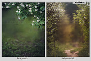 Spring Portrait Backgrounds, a Wallpaper Graphic by MixPixBox (Thumbnail 4 of 10)