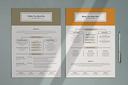Resume Layout with Yellow Background, a Resume Template by broluthfi (Thumbnail 2 of 3)
