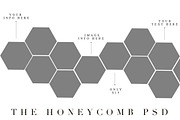PSD Honeycombe Template, a Presentation Template by JanaBishopCollection (Thumbnail 3 of 6)