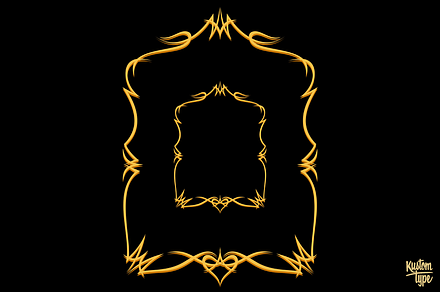 Golden Pinstriping