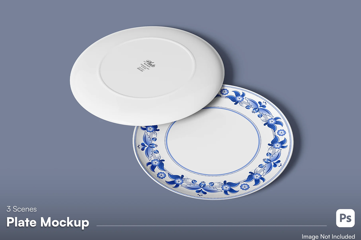 Plate Mockup, a Household Mockup by graphicsauce (Photo 1 of 4)