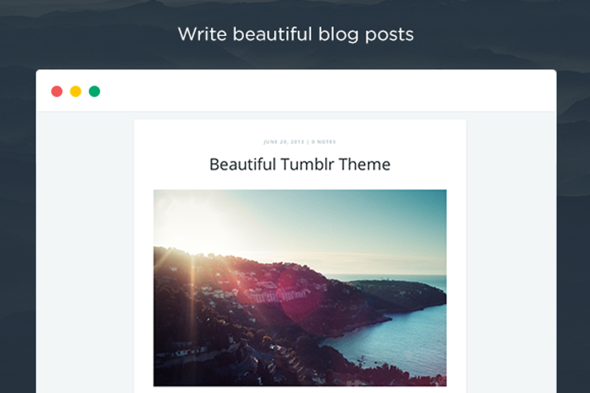 MYSTICAL - Multipurpose Tumblr Theme, a Websites & App Template by WoxThemes (Photo 5 of 5)
