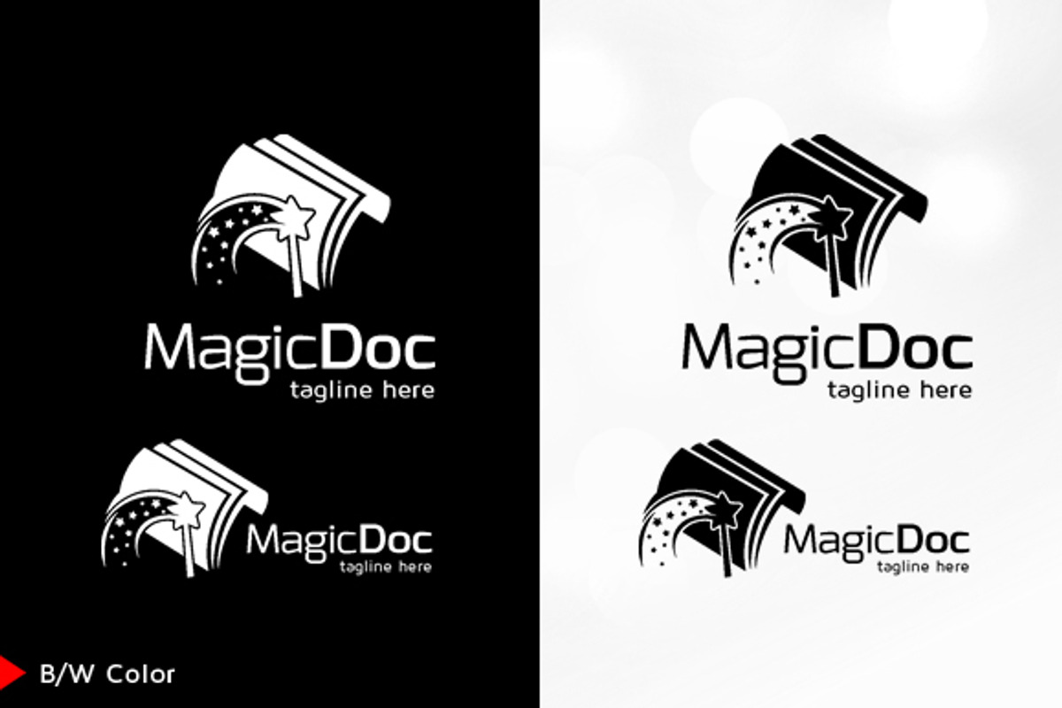Magic Document Logo Template Design, a Branding & Logo Template by ...