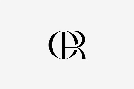 letter OR luxury logo design