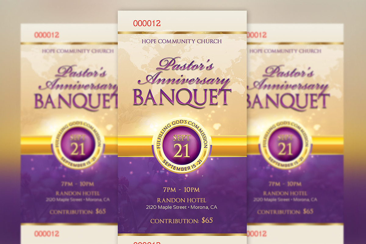 Clergy Anniversary Templates Bundle, a Templates & Theme by Godserv Designs (Photo 4 of 7)