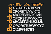 Boddrex - A Modern Sans Serif Font, a Sans Serif Font by Marvadesign (Thumbnail 4 of 6)