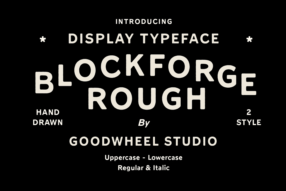 Block Forge, a Sans Serif Font by Goodwheel Studio (Photo 1 of 7)