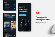 Ascolta - Music Everywhere App, an UI Kit Template by Panen Creative (Thumbnail 3 of 3)