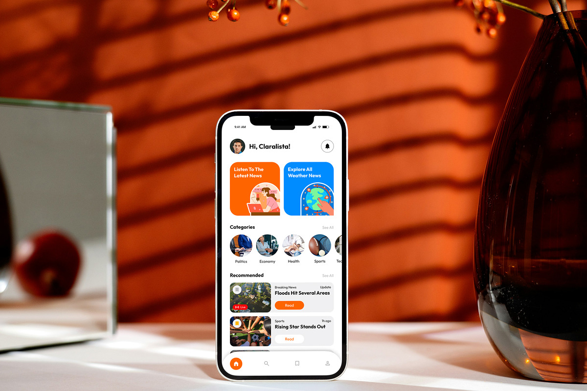 Linews - News & Media Mobile App, an App Template by trabaskriya (Photo 5 of 5)