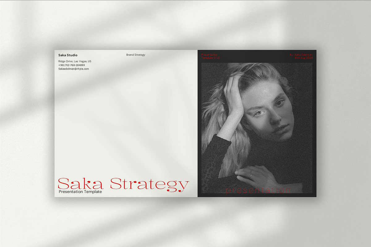 SAKA | Brand Strategy Template, a Presentation Template by Graphpexel (Photo 2 of 11)