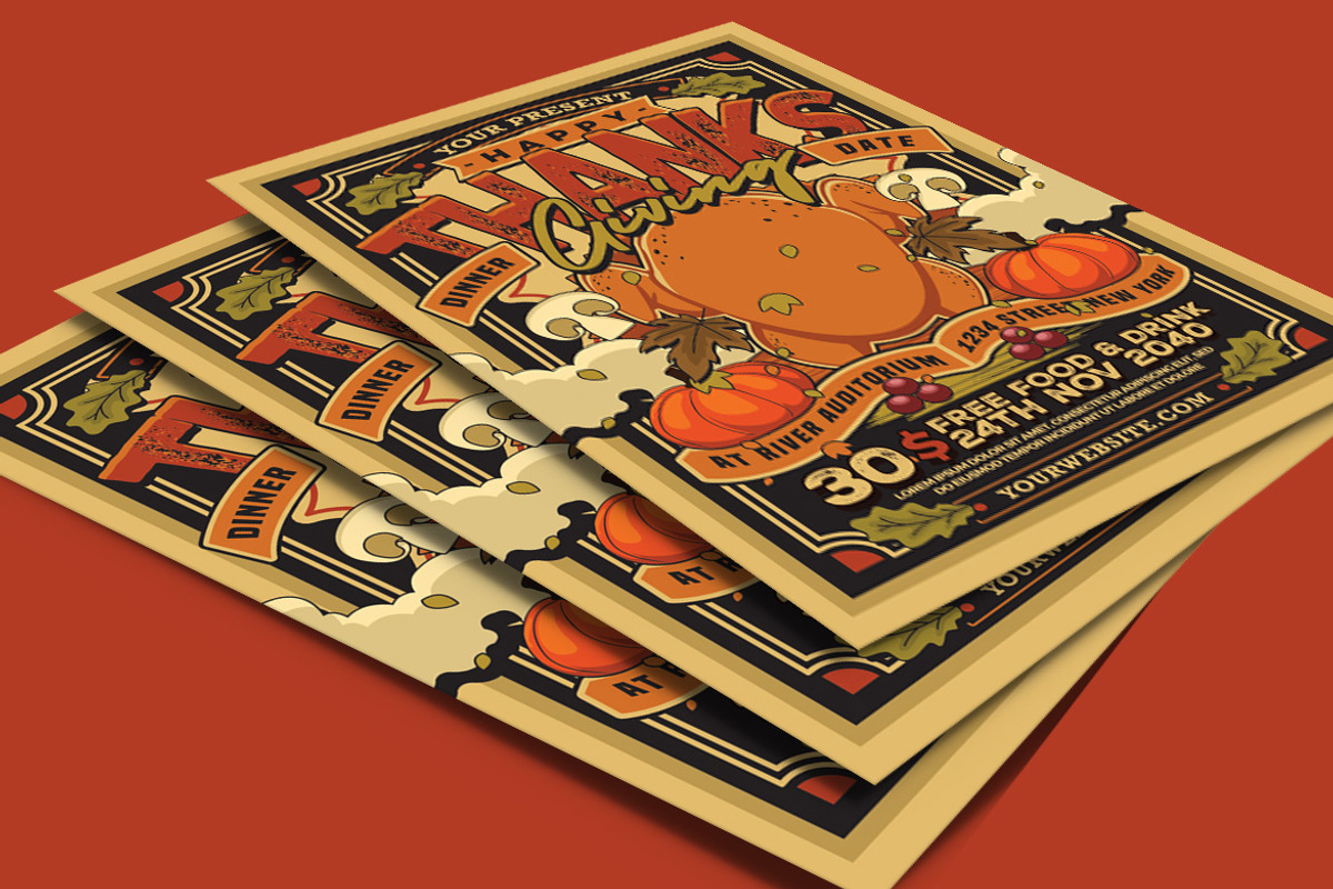 Thanksgiving Flyer, a Flyer Template by Muhamad Iqbal hidayat (Photo 4 of 4)