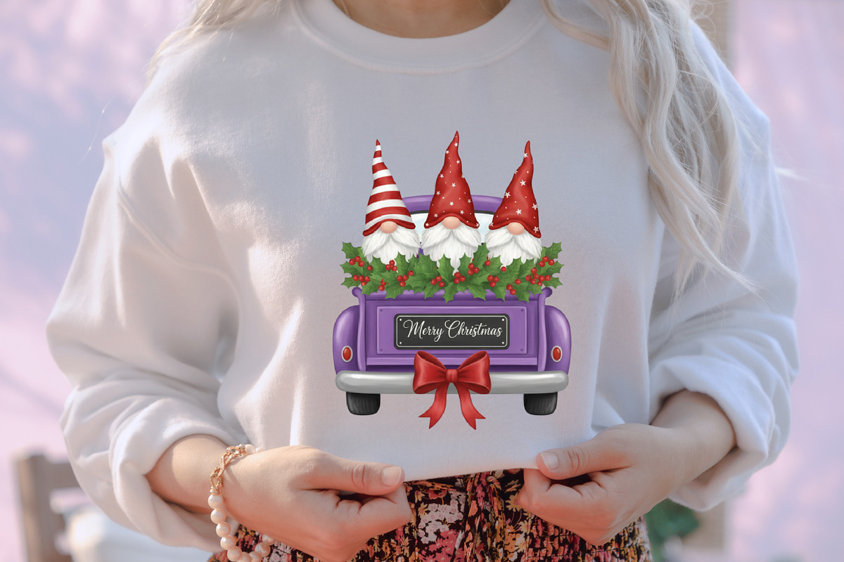 Christmas Gnome ,Merry Christmas Png, an Illustration by designcity5 (Photo 2 of 8)